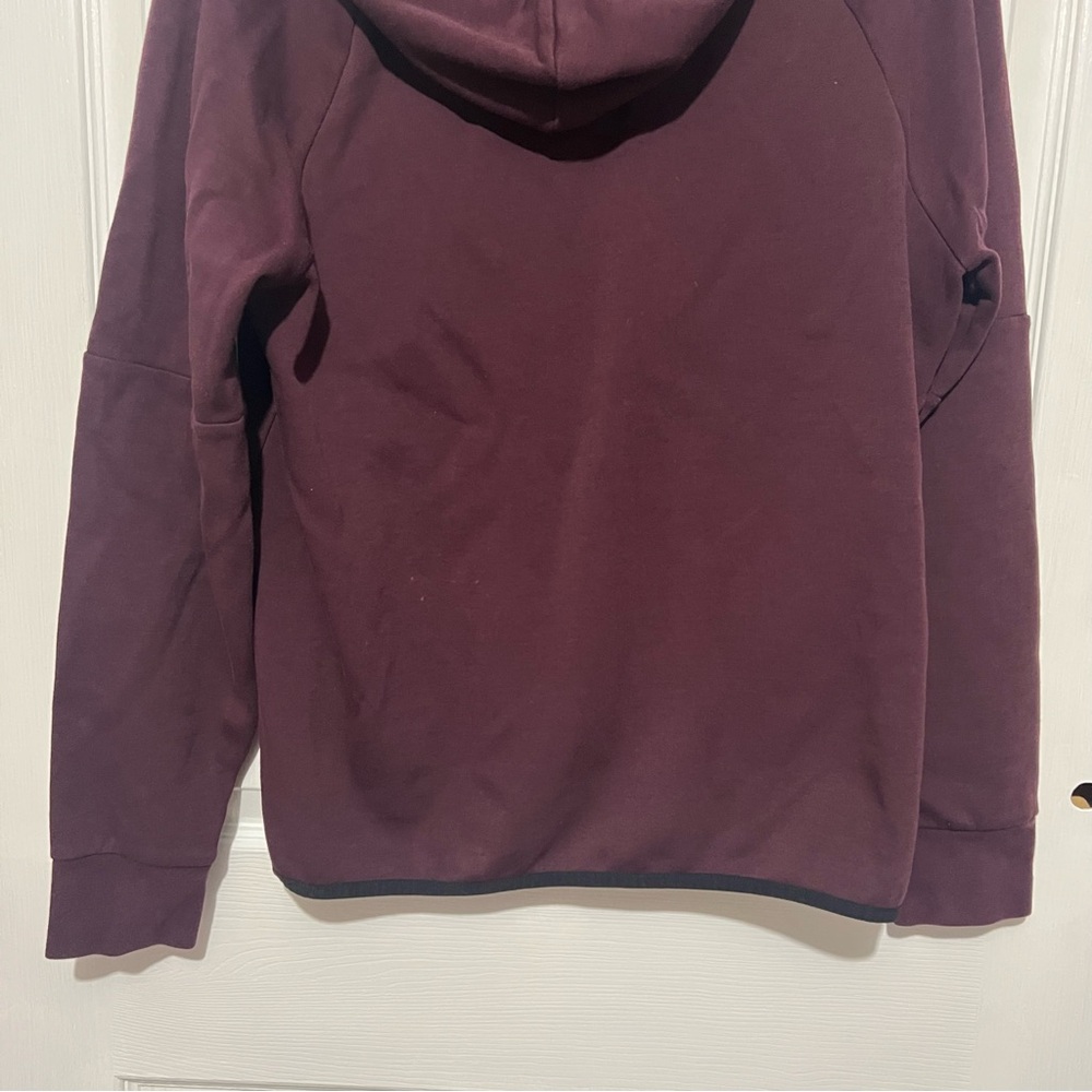 💗 Express - Mens Burgundy Zip-Up Jacket‎ - Picture 8 of 9
